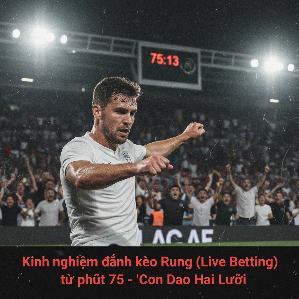 Tại sao kèo Rung phút 75+ lại là "con dao hai lưỡi"?