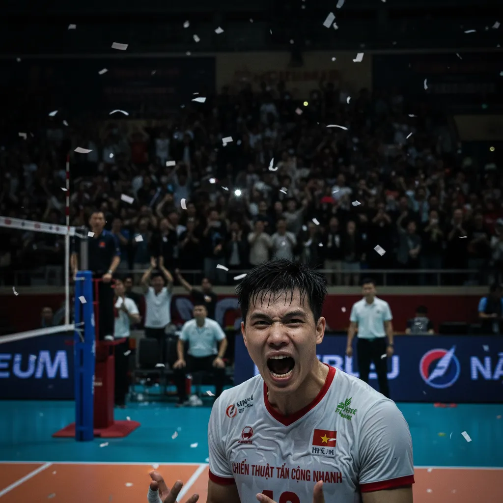 Pha chạy đà và bật nhảy của phụ công để thực hiện tấn công nhanh