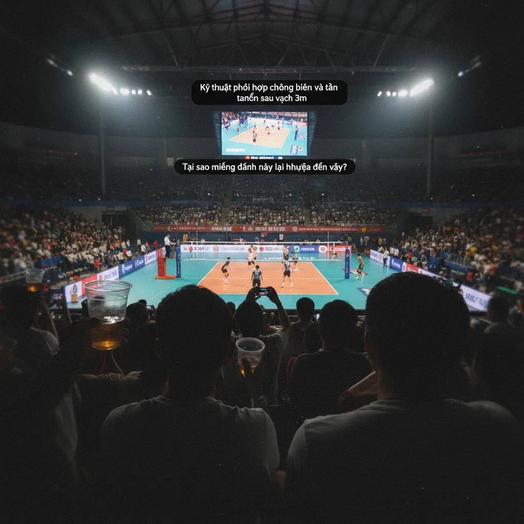 Vận động viên đẳng cấp thế giới thực hiện pha tấn công từ hàng sau